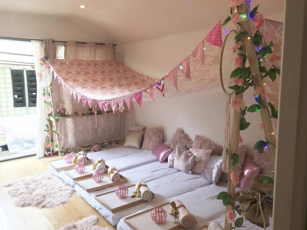 DIY Decor for a Dreamy Sleepover: Slumber Party Space