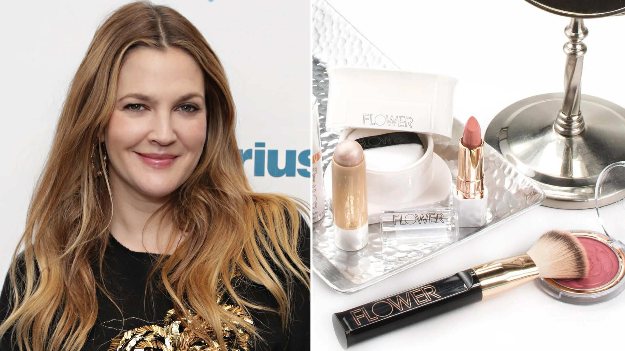 Drew Barrymore and Flower Beauty: The Makeup Counter